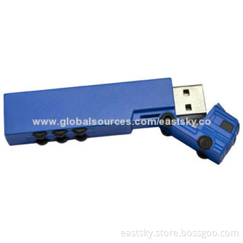 Truck Style USB Flash Drive, OEM Orders are Welcome, 64MB to 32GB CapacityNew